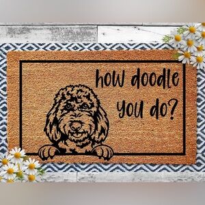 Doodle Dog Doormat